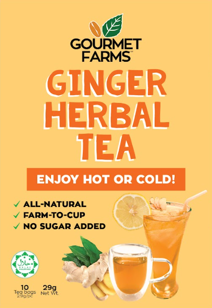 NEW! Gourmet Farms Herbal Tea Ginger