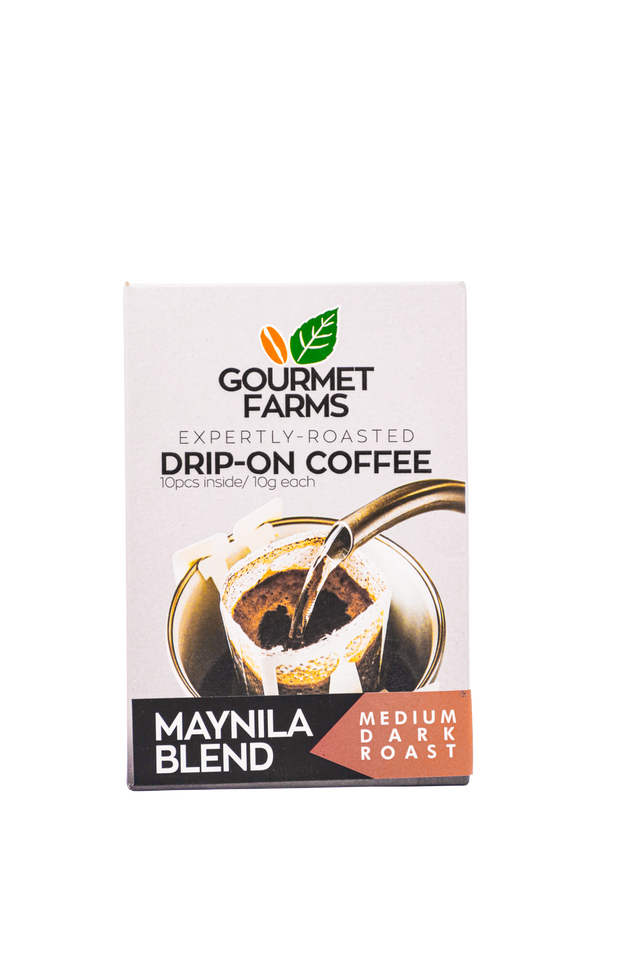 Gourmet Farms Expertly Roasted Drip-On Coffee (Maynila Blend)