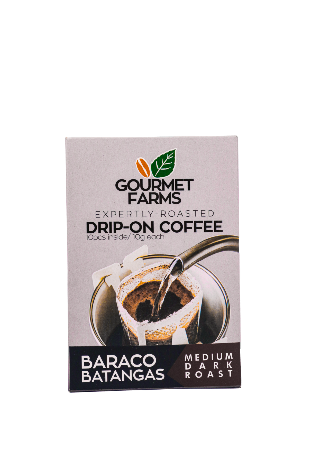 Gourmet Farms Expertly Roasted Drip-On Coffee (Baraco Batangas)