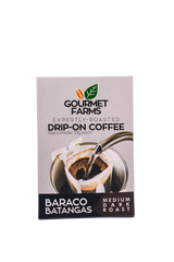 Gourmet Farms Expertly Roasted Drip-On Coffee (Baraco Batangas)