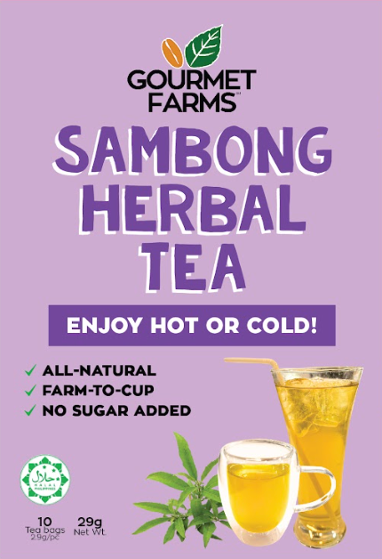 NEW! Gourmet Farms Herbal Tea Sambong